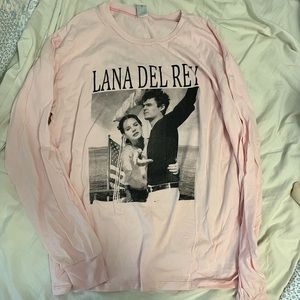 Lana Del Rey pink long sleeve